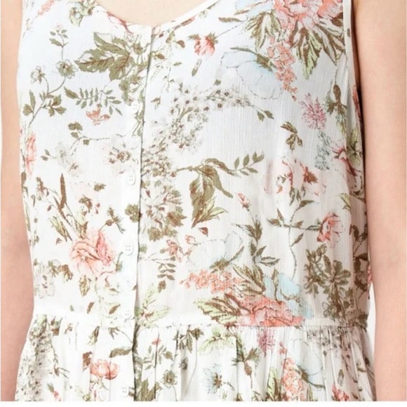 Frye ladies front button down midi dress. Thin flowy light perfect for summer - Picture 4 of 6